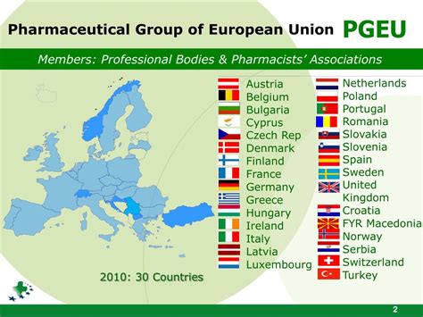 Pharmaceutical Group of the European Union .